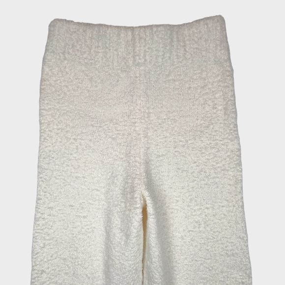 SKIMS Cozy Knit Boucle Set Pullover Sweater Relaxed Pants in Bone Women's M/L - Picture 10 of 13